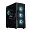 Zalman Корпус I3 Neo ARGB V2 без БР, 2xUSB3.0, 1x Type C, 4x120мм ARGB, VGA 355мм, LCS ready, TG Side Panel, ATX, чорний - мініатюра 1
