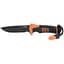 Нож для кемпинга SC-822, Black-Orange, Чехол - миниатюра 1