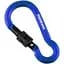 Брелок-карабін Munkees 3247 Pear with Screw Lock 7х70 мм Dark Blue (1012-3247-DB) - мініатюра 1