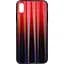 Чохол-накладка Toto Aurora Print Glass Case Apple iPhone XS Max Red - мініатюра 1