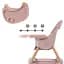 Стульчик для кормления Kidwell Karimi 2 в 1 Pink (5901130091171) - миниатюра 4