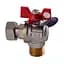 Кран кульовий кутовий з накидною гайкою Solomon 3/4″ ЗВ PN40 160402 - мініатюра 2