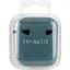 Силіконовий футляр з мікрофіброю для навушників Airpods 1/2 Зелений / Pine green - мініатюра 5