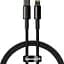 Кабель Baseus Tungsten Gold USB-C to Lightning 1m Black (CATLWJ-01) [100372] - мініатюра 1