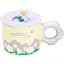 Чашка керамічна Happy Life Flowers з кришкою жовта 300 мл HP7196Y - мініатюра 1