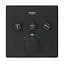 Термостат скрытого монтажа с 3 кнопками управления Grohe Grohtherm SmartControl 102167KF00, Черный матовый - миниатюра 3