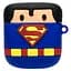 Силіконовий футляр Marvel & DC series для навушників AirPods 1/2 + кільце Супермен/Синій - мініатюра 2