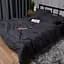 Комплект постільної білизни Moon&Star Satin Stripe Dark Serenity King Size 220x240 наволочки 2х40х60 - мініатюра 3