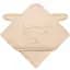 Рушник з капюшоном Lionelo Muslin Hooded Towel Beige Sand 80х80 см - мініатюра 2
