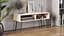 Тумба под ТВ Невада Ferrum-decor 45x100x38 Черный металл ДСП Дуб Сан-Марино 16 мм (FRD-106724) - миниатюра 1