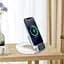 Бездротовий зарядний пристрій WiWU M11 4-in-1 Wireless Fast Charger with Time Clock and Backligh [73465] - мініатюра 6