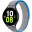 Ремінець для Samsung Galaxy Watch 5 40mm - сіро-синій ширина кріплення 20мм нейлоновий Watchbands NormalCloth (W45-9WB64833709) - мініатюра 1
