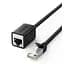 Патч-корд 1м, F/UTP cat 6 RJ-45 extension black Ugreen (U_11279) - мініатюра 1