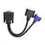 Перехідник DVI-I (M) to DVI-D (F) + VGA (F), 0.3m PowerPlant (CA912551) - мініатюра 2