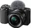 Бездзеркальний фотоапарат Sony ZV-E10 Kit 16-50mm f3.5-5.6 OSS Black (ILCZVE10LB.CEC) [88779] - мініатюра 2
