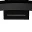 Витяжка декоративна похила Perfelli DNS 6363 B 750 BL LED Strip - мініатюра 3