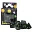Набір кубиків Opaque 7 Dice Set - Black (w-green) , 7 шт. (g7dopaq01) - мініатюра 1