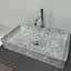 Умивальник VBI Triest grey stone накладний VBI-012716, Мрамор - мініатюра 3