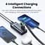 Концентратор USB 3.0 Ugreen CM481 HUB з додатковим живленням USB Type-C 7in1 чорний (90307) - мініатюра 2