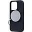 Чохол-накладка Njord Salmon Leather MagSafe Case Black для iPhone 15 Pro (NA53SL00) - мініатюра 4