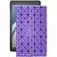 Чехол StatusCASE из экокожи для планшета Sigma Tab A104 Фиолетовый ромб - миниатюра 1