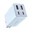 МЗП Baseus GaN6 Pro OS 65W (2USB-A/2C) + кабель Type-C to Type-C (P10162701) Galaxy Blue - мініатюра 1