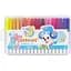 Фломастер - кисточка Bambi Water color pen 36 цветов 228-36 в пластиковом боксе Синий - миниатюра 1