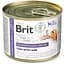 Корм вологий Brit VetDiet Gastrointestinal-Low Fat для собак при проблемах з травленням з обмеженим вмістом жиру з тунцем і ягням 200 г - мініатюра 1