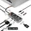 USB type C HUB 10 in 1 PD100W 4K 30 Гц RJ45 USB 3.0 10 Гб/с - мініатюра 2