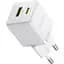 Мережевий зарядний пристрій Baseus Palm 30W USB-C/USB-A Moon White (P1011160A213-00) [132860] - мініатюра 2