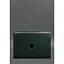 Шкіряний чохол BlankNote Crazy Horse для MacBook 14 дюймів Зелений - мініатюра 6