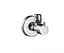 Вентиль кутовий ½ 'Hansgrohe 13901000, Хром - мініатюра 1