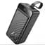 Зовнішній акумулятор Power Bank HOCO Element J123C, 60000 мА·год, швидка зарядка PD 22.5W, 3 USB та 2 Type-C, чорний - мініатюра 1