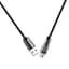 Кабель Hoco U35 Pisces Cable USB to MicroUSB 2A 1,2m Black - миниатюра 1