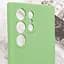 Чохол Silicone Cover Lakshmi Full Camera (AAA) для Samsung Galaxy S24 Ultra М'ятний / Mint - мініатюра 6