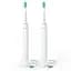 Набір електричних звукових зубних щіток Philips Sonicare 3100 series, 2 шт. (HX3675/13) - мініатюра 1