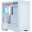 Корпус Zalman Z9 Iceberg MS, White, Mid Tower, без БЖ, для E-ATX / ATX / Micro ATX / Mini ITX, 1xType-C / 2xUSB 3.0 / 2xUSB 2.0, макс. CPU - 185 мм / VGA - 390 мм, 4x140 мм ARGB, бічна панель із загартованого скла - мініатюра 1