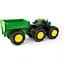 Машинка Трактор John Deere Kids Monster Treads із причепом і великими колесами (47353) - мініатюра 6