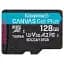 Карта памяти Kingston MicroSDXC 128GB UHS-I/U3 Class 10 Canvas Go! Plus R200/W200MB/s (SDCG4/128GBSP) - миниатюра 1