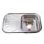 Мийка кухонна Mira MR 7549 D Decor прямокутна з полицею 750х490х180 мм 30412 - мініатюра 1