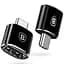 Адаптер Baseus USB Female To Type-C Male Adapter Converter Black (CATOTG-01) - мініатюра 2