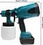 800 мл Акумуляторний електричний пістолет-розпилювач Airbrush Високопотужний розпилювач фарби з 2 батареями - мініатюра 4