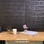 Самоклеюча декоративна 3D панель Loft Expert під чорну цеглу700x770x4 мм - мініатюра 3