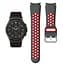 Ремешок для Samsung Galaxy Watch 6 - черно-красный ширина крепления 20мм силикон Watchbands Uniq (WB00S4GALAXYUNIQ1453541) - миниатюра 2