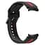 Ремінець для Samsung Galaxy Watch 4 Classic 46mm - чорно-червоний ширина кріплення 20мм силікон Watchbands D2 (W16-6WB40151999) - мініатюра 3