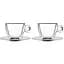 Чашка с блюдцем Luigi Bormioli Linea Thermic Glass набор 2 шт. (10086/01) - миниатюра 2