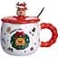 Чашка порцелянова Rudolph the Reindeer 400 мл з кришкою  FM-CS-20A - мініатюра 1