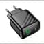 Мережевий зарядний пристрій адаптер HOCO CS25A з кабелем Type C/Type C Rico 1USB/1Type-C, 20W/3A, підтримка швидкого заряджання - мініатюра 3