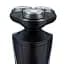 Электробритва Новый Харьков НХ-8526 Фаворит S Black, 6W, роторная, сухое бритье, 3 плавающие головки для бритья, плавающие двойные лезвия, повторение контуров лица, питание сеть, триммер для висков, электронная кнопка включения - миниатюра 2