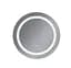 Дзеркало Mixxus PLAIN MC03-60 з LED Touch, Anti-fog, димером, регулюванням яскравості (MI6662) - мініатюра 9